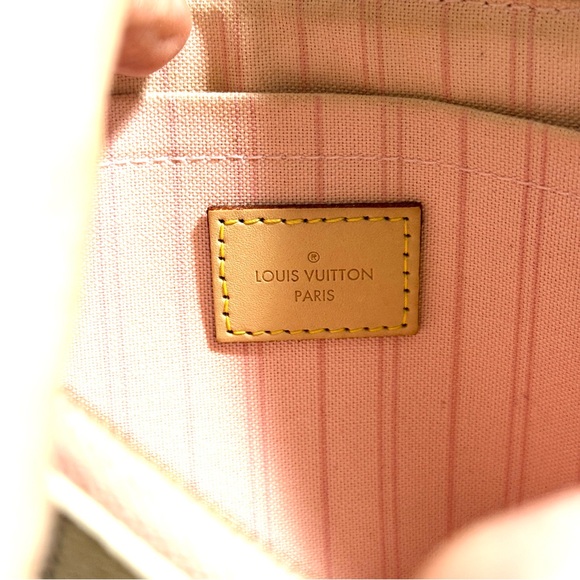 Louis Vuitton Damier Azur Neverfull Pouch *authentic * - Picture 7 of 10